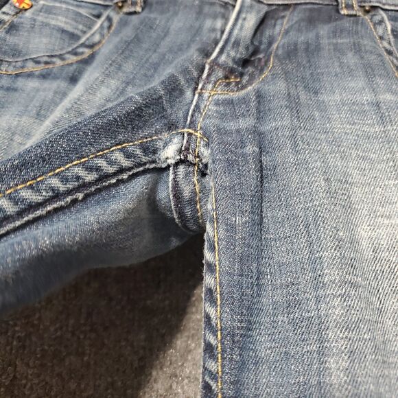 Hudson Signature Bootcut Jeans Womens Size 24 Flap Pockets Dark Blue Stretch - Picture 10 of 11